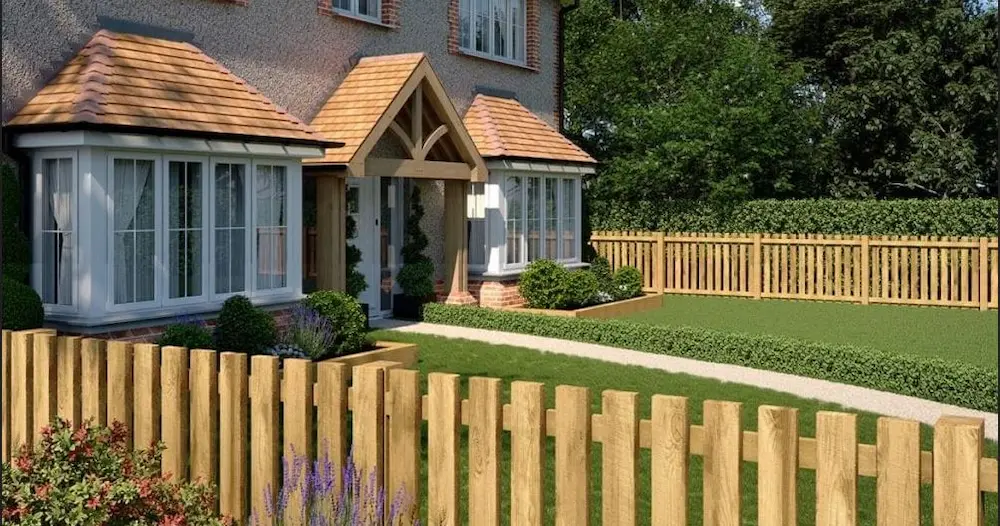 Professional Picket Fence Installation in Bedford – Wooden Fences for Front Gardens
