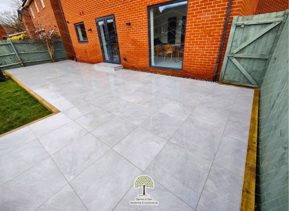 Polished wood and patio